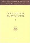 Colloquium Anatolicum 01 